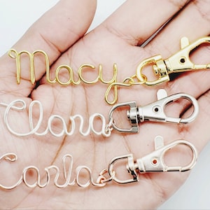 Personalized gold name Keychain for women, sweet sixteen gift for girls, first car gifts, any name, name, custom name rose gold keychain image 1