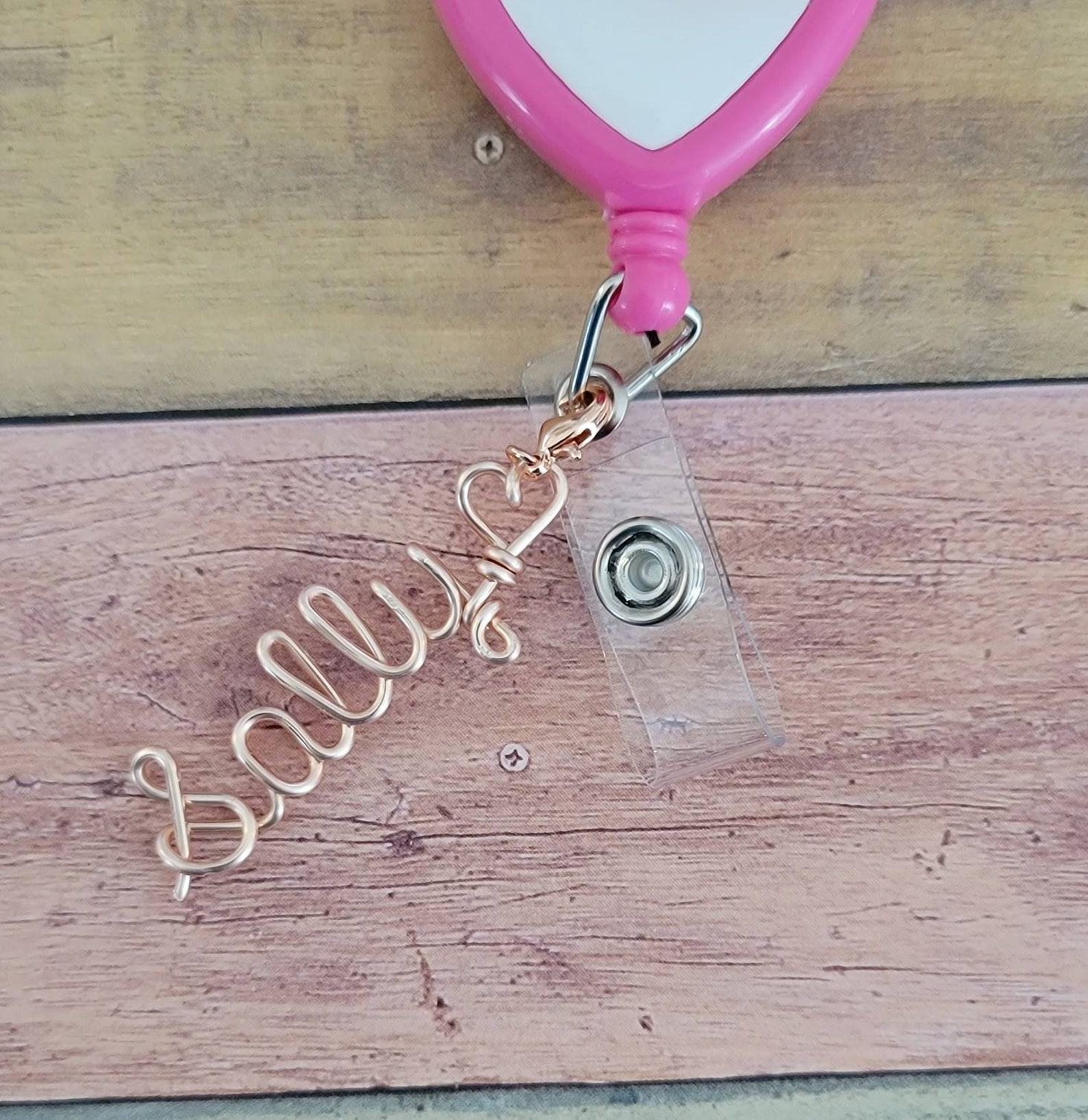 Custom Badge Charm Custom Badge Reel Badge Charm Nurse Etsy