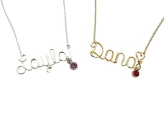 CUSTOM NAME NECKLACE, Name Necklace, Personalized Name Necklace