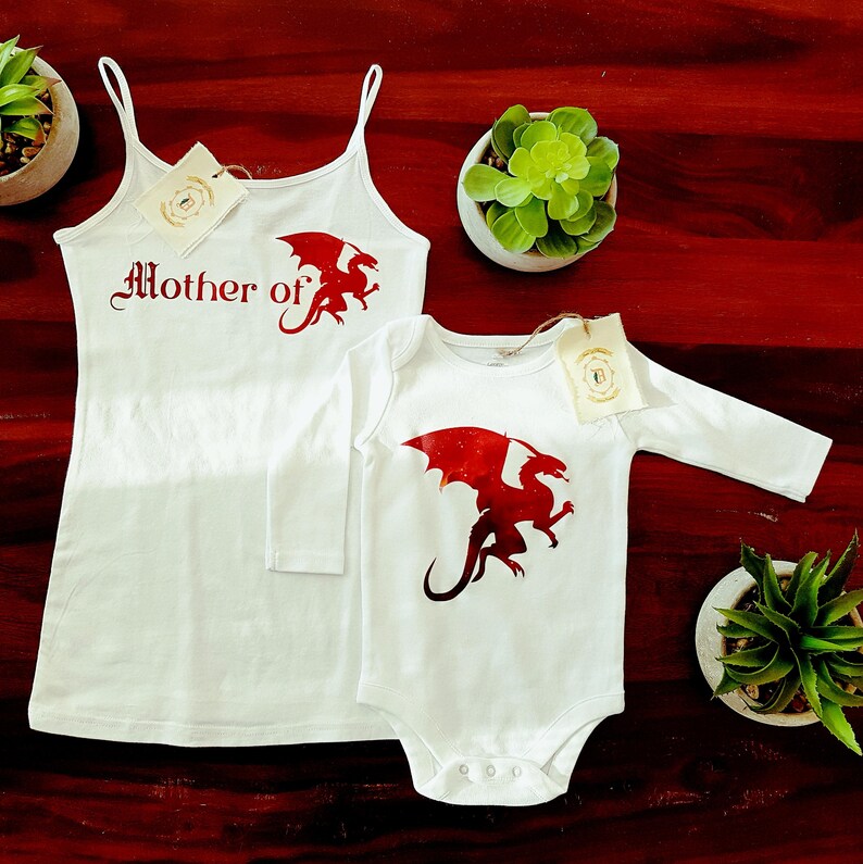 Dragon Mommy and Me Outfit