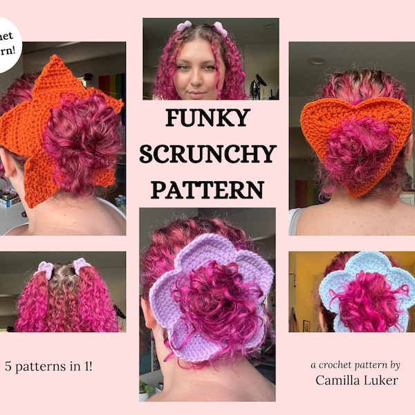 Funky Scrunchy Häkelanleitung