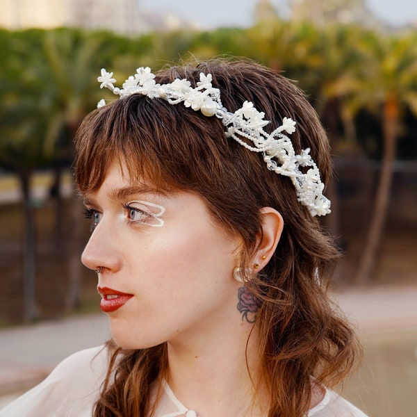 Beaded Meadow Halo