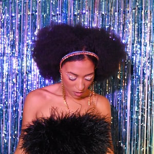 Blue Light - Strass Haarreif