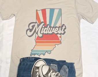 Indiana tee, Midwest Indiana T-shirt, Midwest shirt