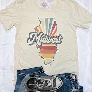 Illinois tee, Midwest Illinois T-shirt, Midwest shirt