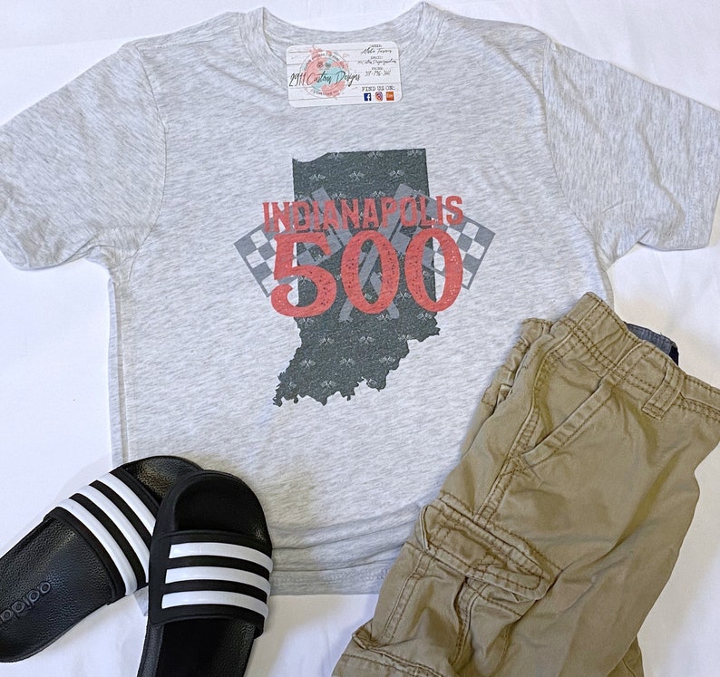 Indianapolis 500 T-Shirt, Indy 500 Shirt, Race Day Shirt, Memorial Day Shirt, Carb Day T-Shirt, image 1