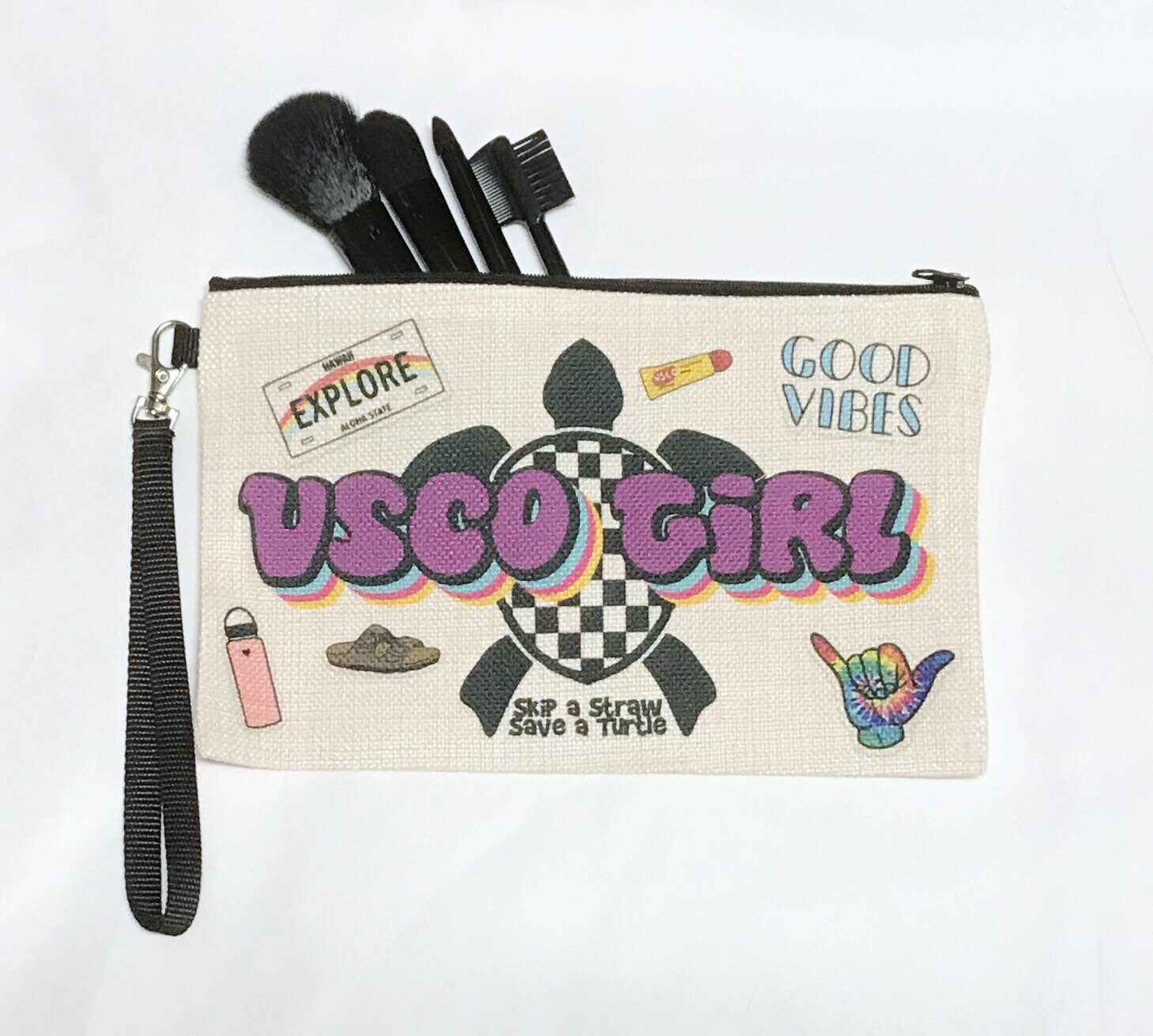 Vsco Makeup Bag Vsco Pouch Scrunchy Storage Bag Makeup Bag Etsy