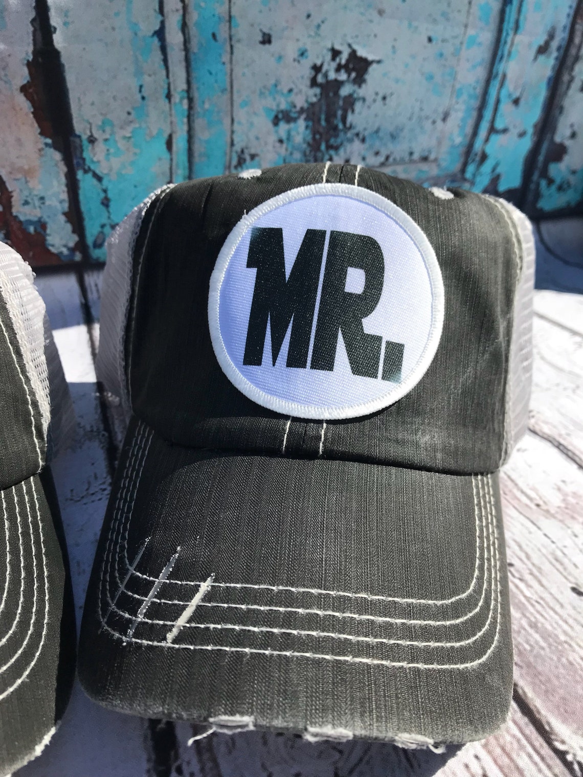 Trucker Hats Mr and Mrs. Trucker Hats Bride and Groom Hats | Etsy