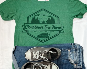 Griswold Christmas Tree Farm t-shirt, Christmas Vacation Shirt, Funny Christmas Tee, Christmas movie inspired shirt