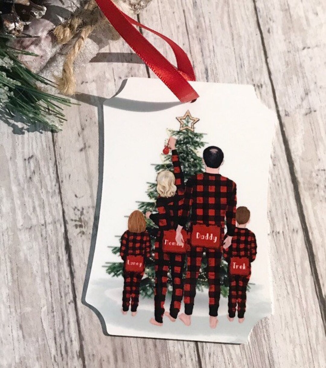 Personalized Family Ornament Family Ornament Custom Family - Etsy