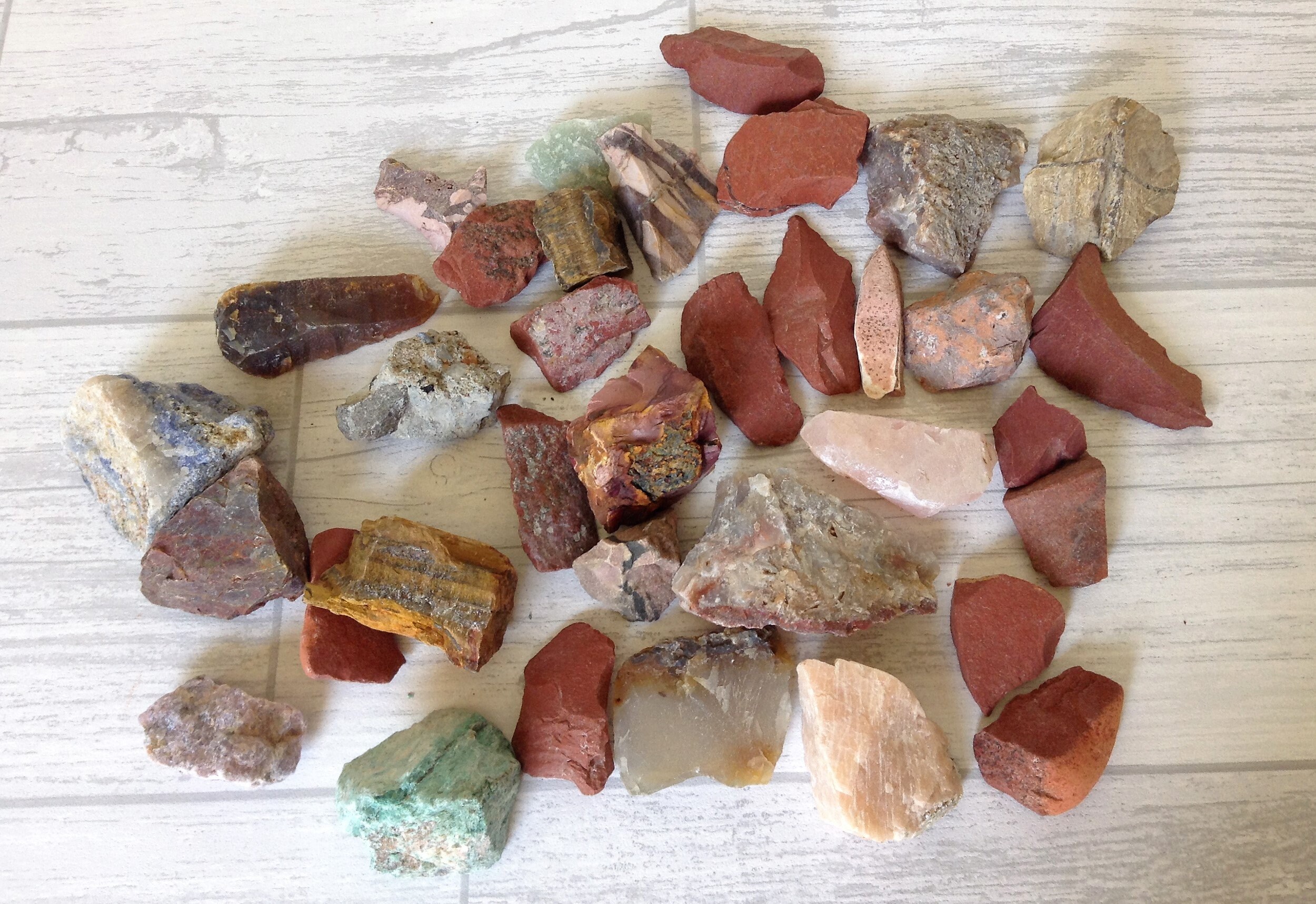 Rough Mixed Gemstone. Natural gemstones Raw Gemstone Lot | Etsy