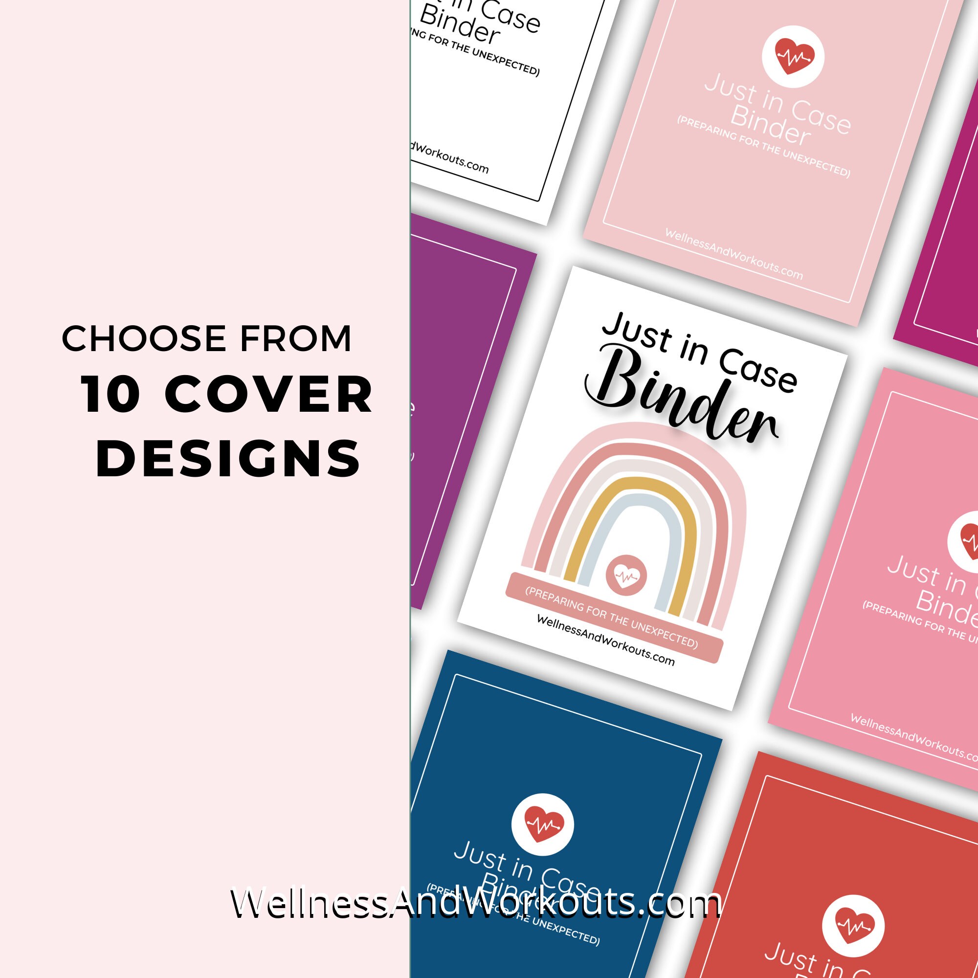 Emergency Binder Printables PDF, Fillable PDF, Just in Case Binder, If ...