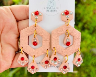 Swiftie Showgirl Jewel Dangle Earrings