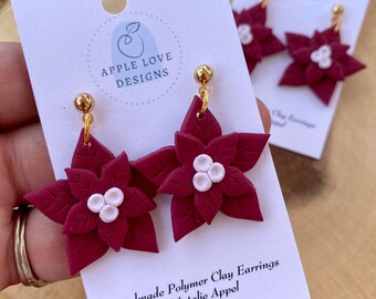 Poinsettia Dangles