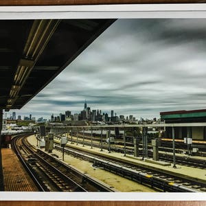 Horizonte de Nova York do metrô do Brooklyn