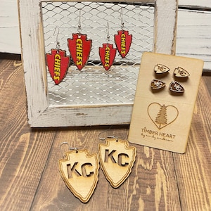 Kansas City Chiefs Ohrringe