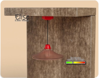 1:12 scale Kitchen Ceiling Lamp - Dollhouse Miniature Decor Lighting 3D print STL file