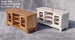 1:12 Doll House Miniatures Living Room Wood Furniture Wood TV Stand 