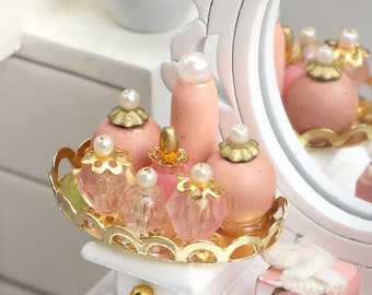 AirAds Dollhouse 1/12 Miniatures Lovely Mini Perfume Bottle Set; Doll House Toys Cologne Set