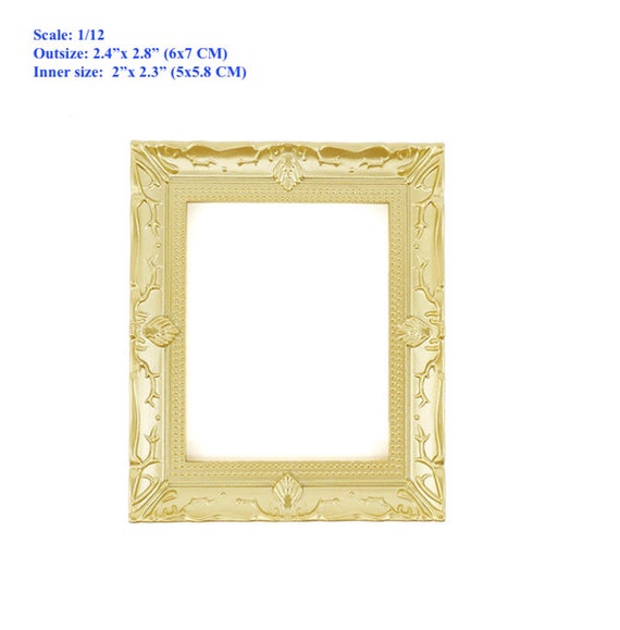 Dollhouse Miniature Art Picture Photo Painting Frame Home US Scale NW 1:12 I6F9 
