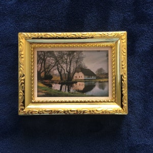 AirAds Dollhouse 1:12 dollhouse miniature wall decoration framed photo