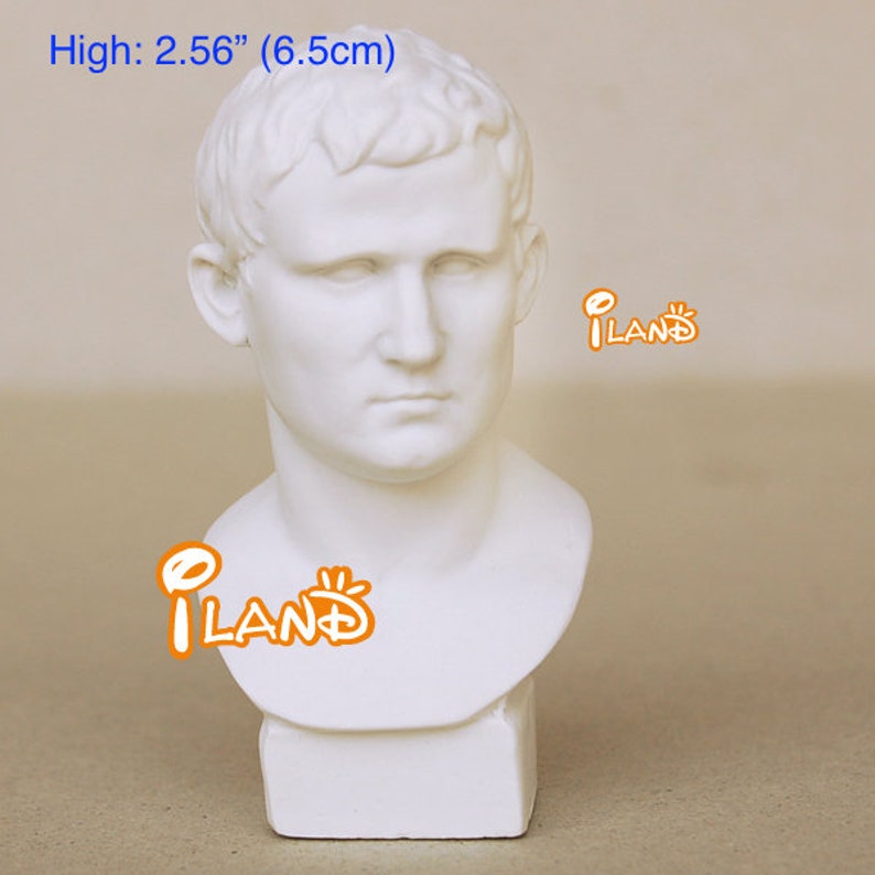 SALE 112 Scale Dollhouse Miniature Statue Resin Bust White Etsy