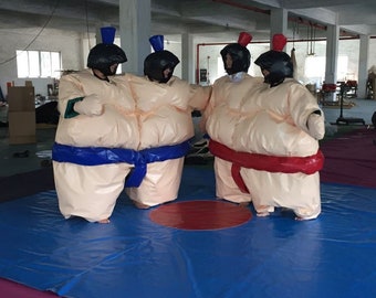 AirAds Team Sumo Suits Wrestling Adult Wrestler Dress Sport Entertainment Twin Sumo Set;3 color options