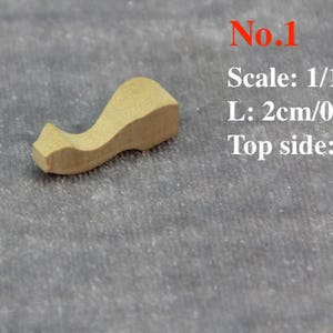 AirAds Dollhouse DIY 1:12 scale dollhouse accessories Miniature Chair Leg Furniture Spare Parts/LOT 8-12 pcs image 2