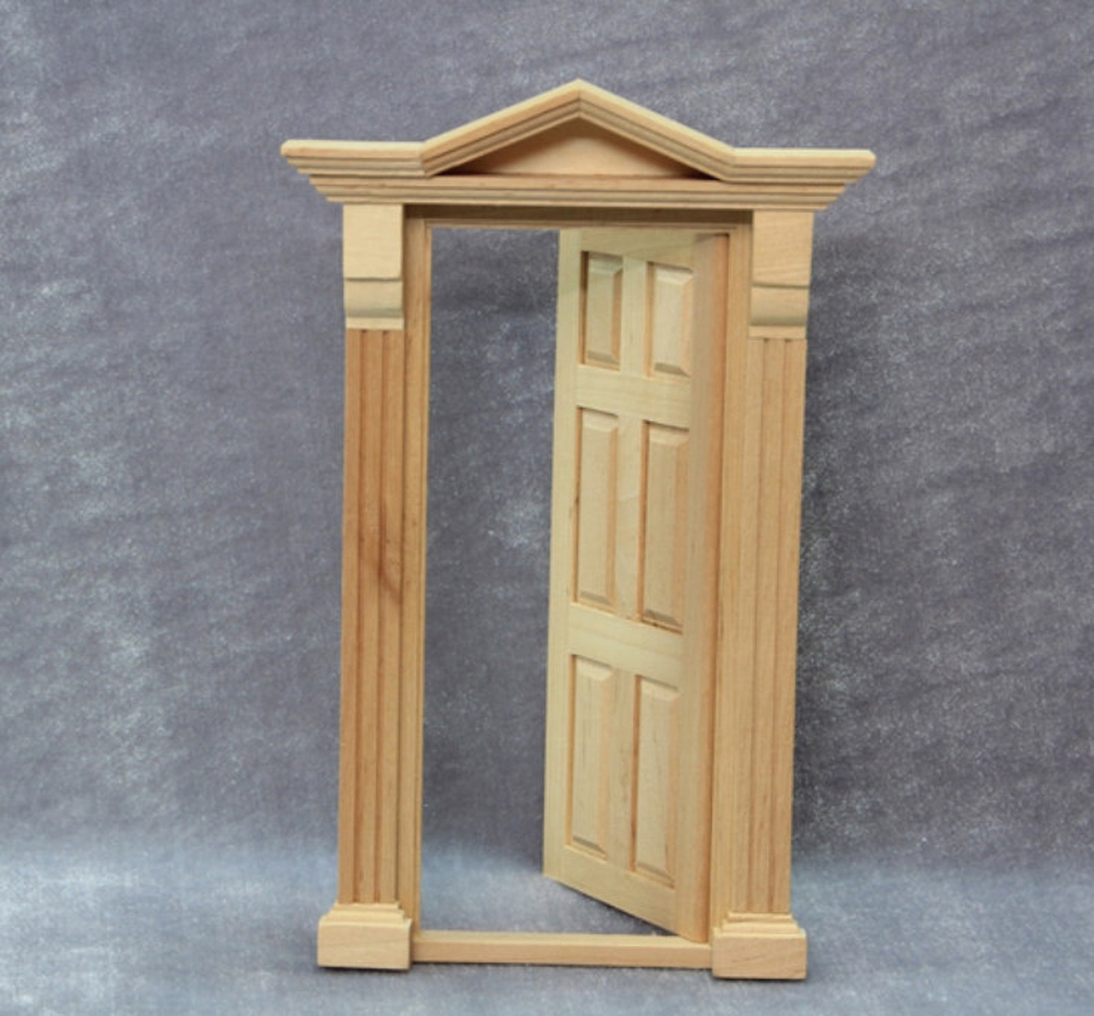 SALE 112 Scale Dollhouse Miniature Greek Revival Wood 6 Panel Etsy
