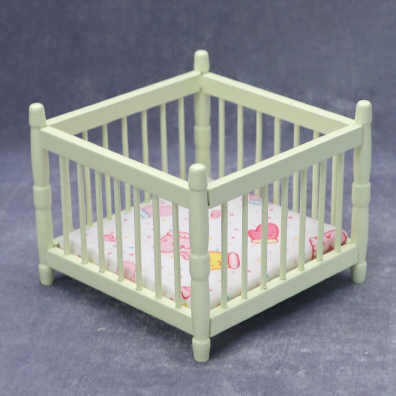1/12 Scale Dollhouse Miniature Nursery Room Furnitures Baby Etsy