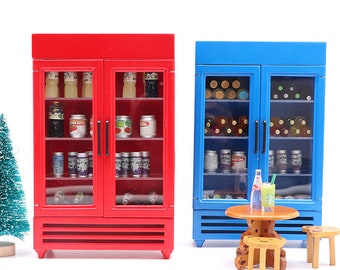AirAds Dollhouse 1:12 scale dollhouse miniature refrigerator miniature Kitchen refrigerator dolls accessories; price each