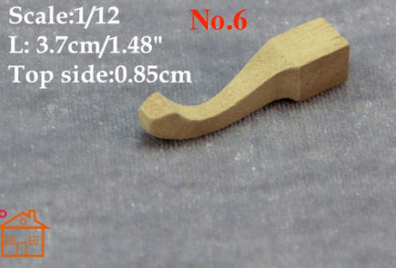 DIY 112 Scale Dollhouse Miniature Chair Leg Furniture Spare Etsy Canada