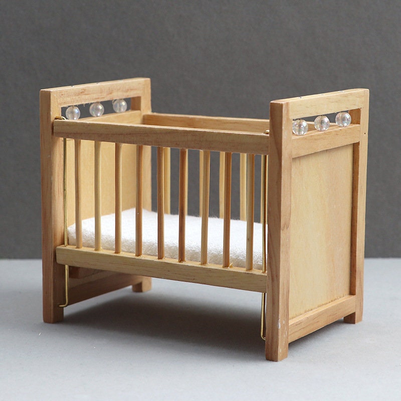 Vintage grey crib deals
