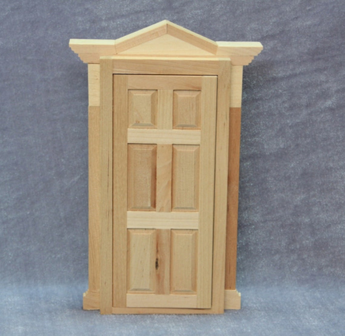 SALE 112 Scale Dollhouse Miniature Greek Revival Wood 6 Panel Etsy