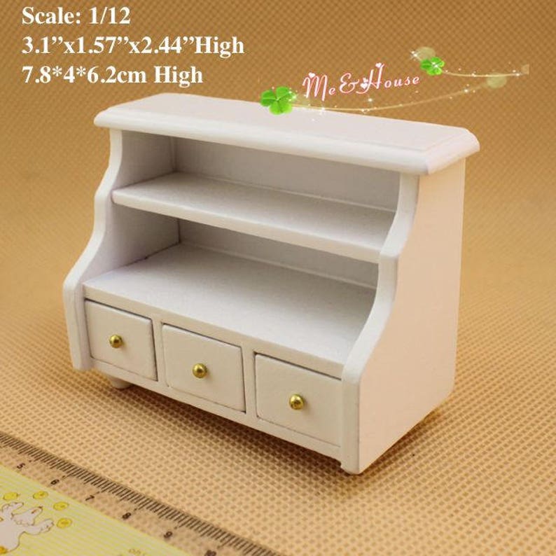 112 Dollhouse Miniature TV DVD Player Stand Home Furniture Etsy