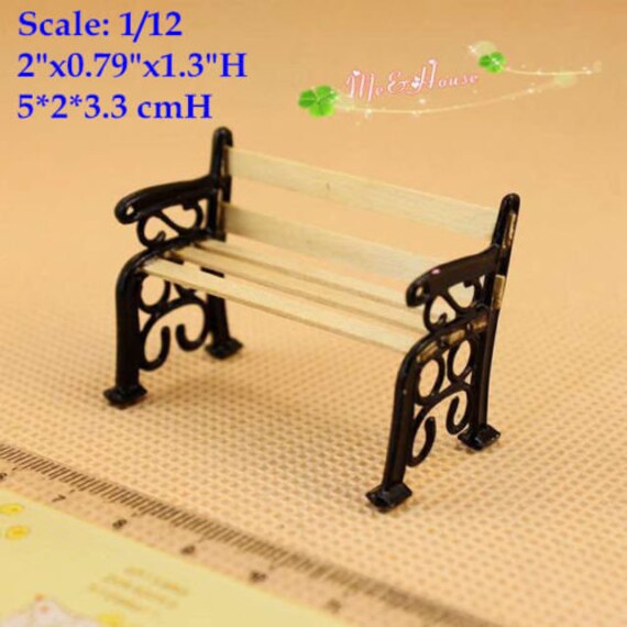 dollhouse park bench