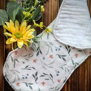 Floral Burp Cloths