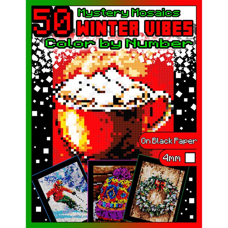 Winter Paint by Number - Etsy