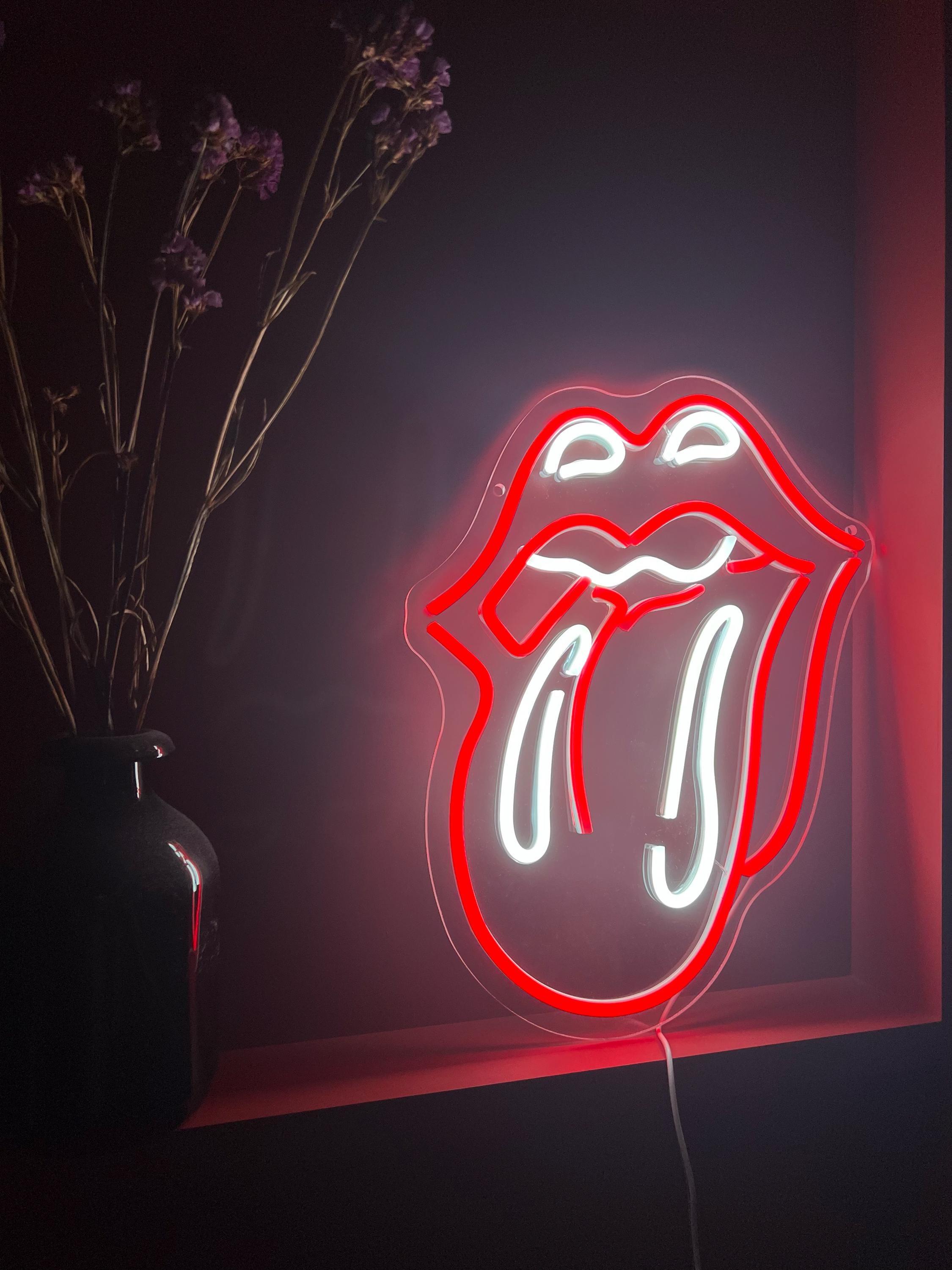 Rolling stones neon sign - Etsy 日本