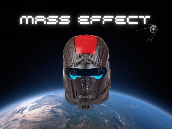 Custom Mass Effect Commander Shepard N7 Mask Space Astronaut