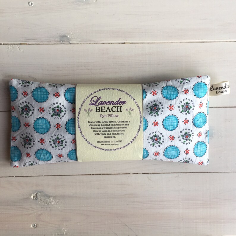 Yoga Eye Pillow With Washable Slip Cover Lavender Eye Pillow Etsy