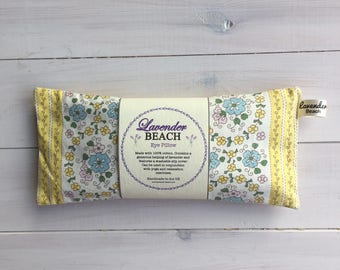 Lavender Eye Pillow for Yoga and Relaxation, Eye pillow to aid relaxation and mindfulness, Gift for mum, Gift for a Bride