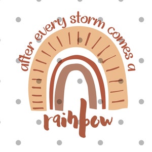 After every storm comes a rainbow png svg- rainbow baby png- rainbow baby onesie design- sublimation- miracle baby- baby announcement svg
