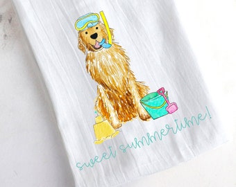 Golden Summer Tea Towel Golden Summer Tea Towel