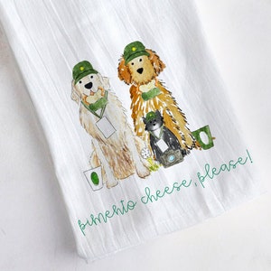 Golf Tournament Patron Mix and Match Pet Tea Towel | Personalized Pet Hand Towel, Goldendoodle, Golden Retriever, Lab, GSP, Spaniel, Cat