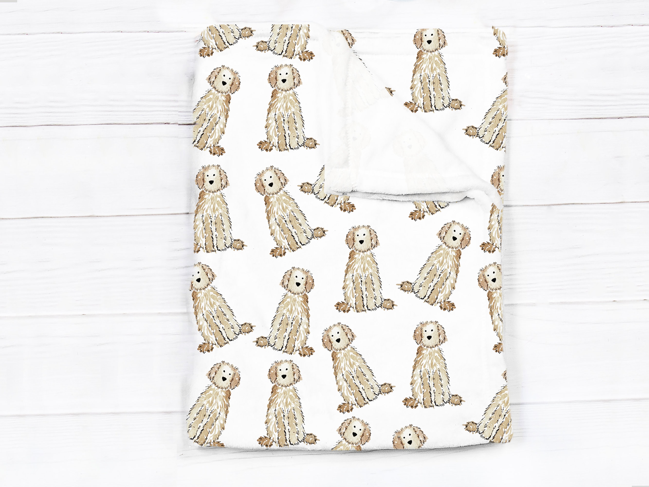 Minky Doodle Baby Blanket Goldendoodle Baby Blanket Labradoodle Baby Gift Bernadoodle Minky Blanket Etsy Canada