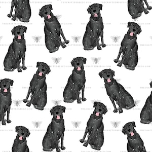 Akvarell labrador jersey-filt | Labrador babyfilt, choklad labrador babyfilt, gul labrador-filt, vit labrador babypresent bild 8