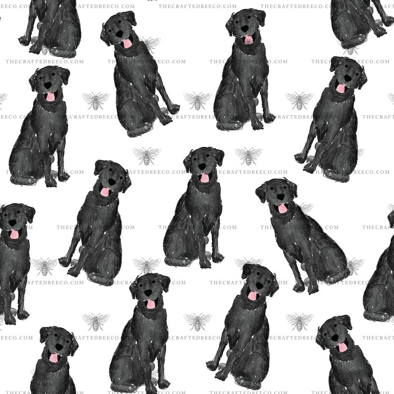 Akvarell labrador jersey-filt | Labrador babyfilt, choklad labrador babyfilt, gul labrador-filt, vit labrador babypresent bild 8