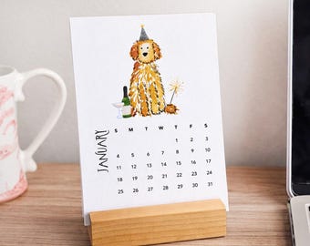 Mix and Match Pet 2026 Desk Calendar