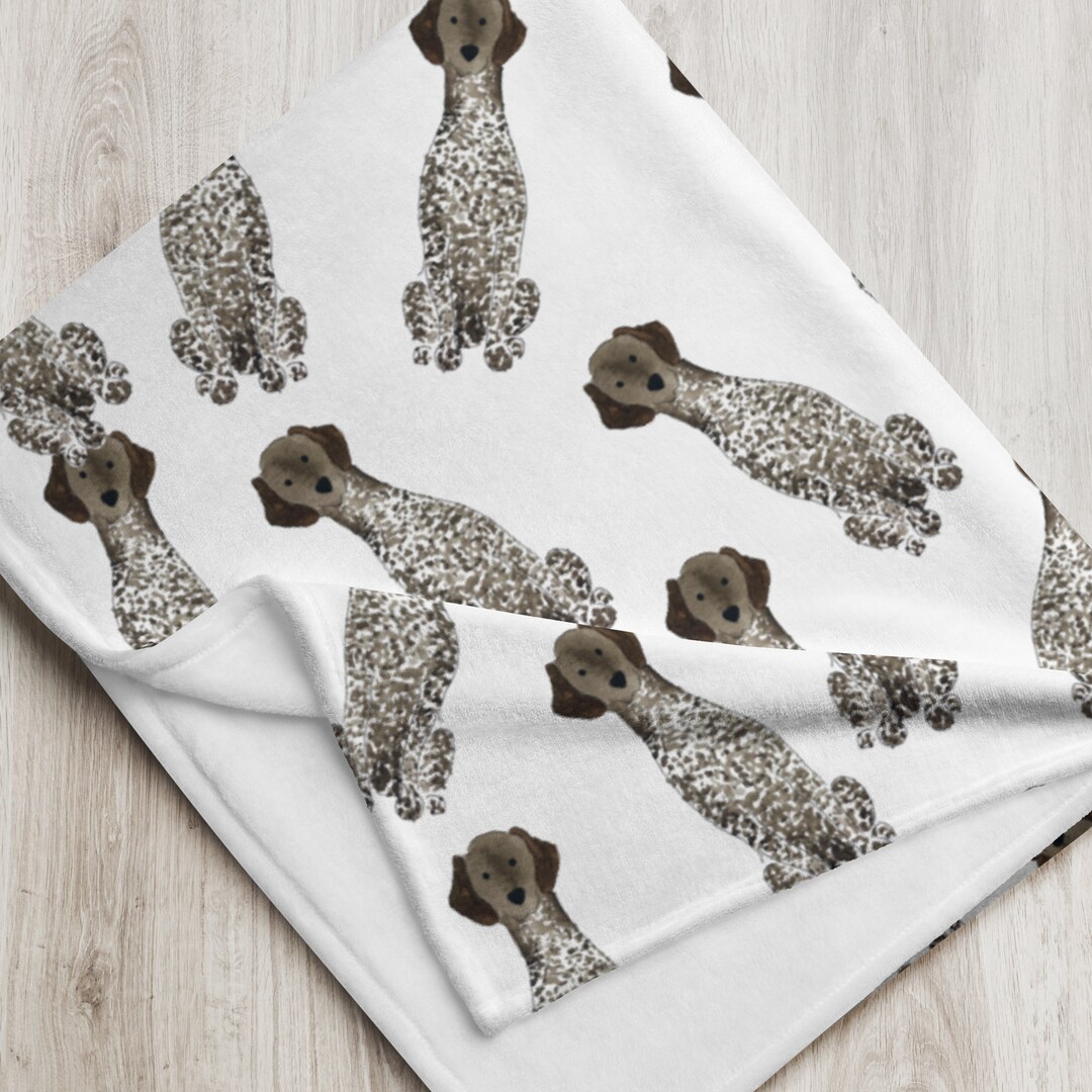 German Shorthaired Pointer Throw Blanket GSP Blanket, Dog Blanket